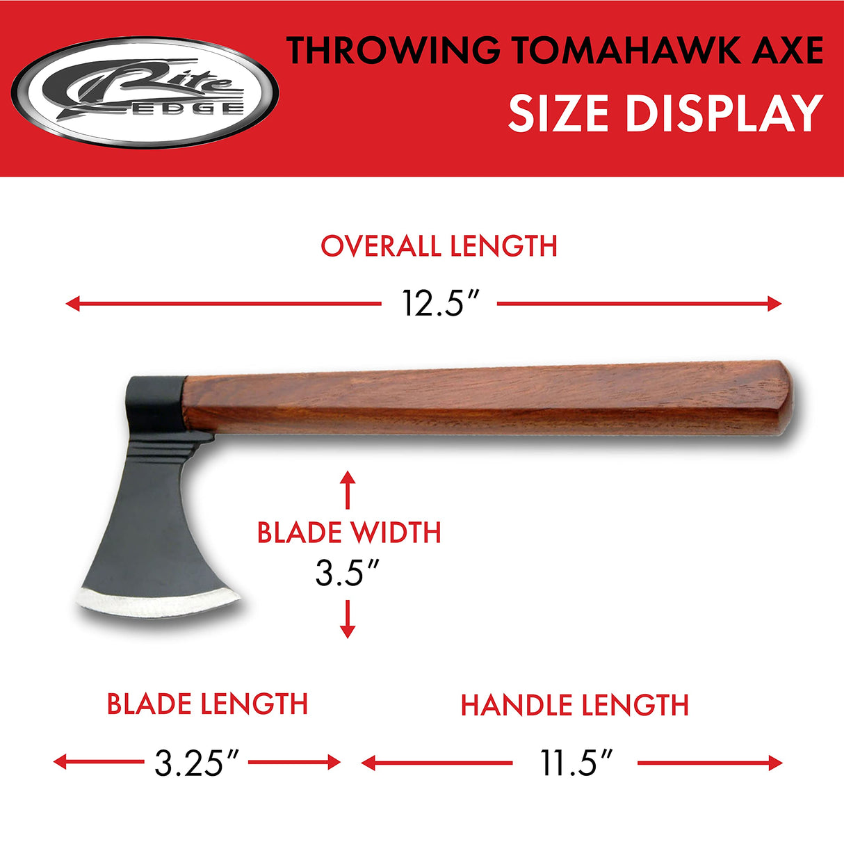 SZCO Supplies Throwing Tomahawk Axe, Black SZCO