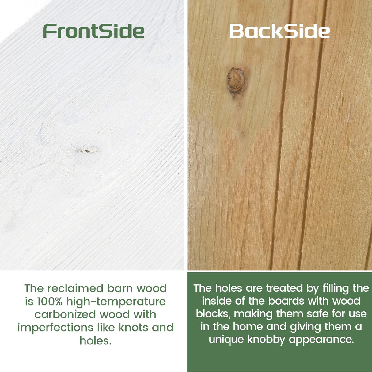 Brosisincorp Wood Panels for Wall Shiplap Planks Real Wood Boards Paneling, DIY Easy to Install Peel and Stick, Rustic Farmhouse Accent Wall - Wash White (5" Wide - 10 Pieces, 12.4 Sq. Ft) Brosisincorp