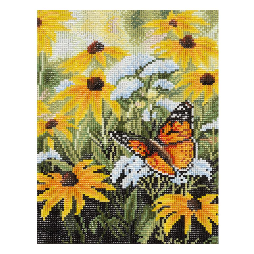 DIAMOND DOTZ Spring Flight Diamond Painting Kits for Adults - Diamond Art Kits a Relaxing Creative Craft Kit with Dotz Gems 13.8x9.8 DIAMOND DOTZ