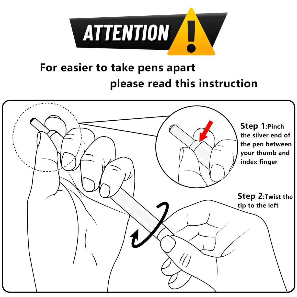 Cupoita Sublimation Pens Blank No Clip With Shrink Wrap,Heat Transfer Sublimation Ballpoint Pen, Aluminum Customized Pen, Personalized Pen For Christmas Diy Office School Stationery Supplies (10 Pack) Cupoita