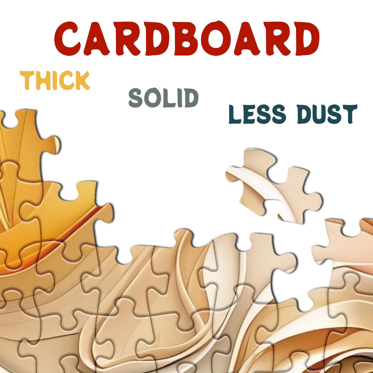 Impossible Rainbow Waves Puzzles for Adults 1000 Pieces, Difficult Hard Colorful Jigsaw Puzzles, Challenging Pretty Beautiful Puzzles BBOLDIN