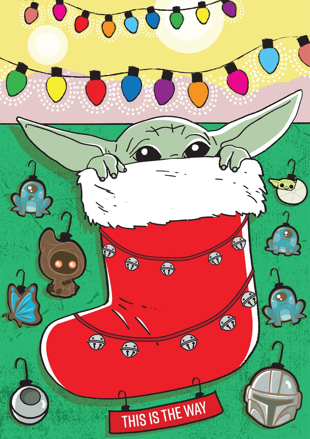 Buffalo Games - Star Wars - Tatooine Holiday - 300 Piece Jigsaw Puzzle for Adults -Challenging Puzzle Perfect for Game Nights - Finished Size is 21.25 x 15.00 Buffalo Games