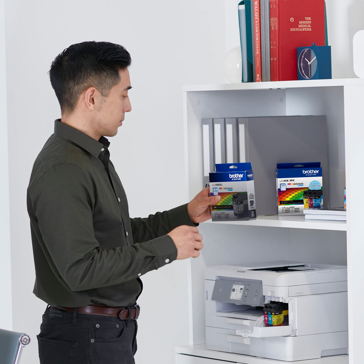 Brother LC4063PK 3 Pack of Standard Yield Cyan, Magenta and Yellow -Ink -Cartridges Brother