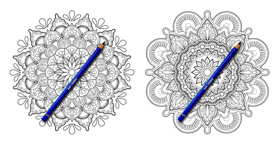 The Art of Mandala: Adult Coloring Book Featuring Beautiful Mandalas Designed to Soothe the Soul KAVNLON