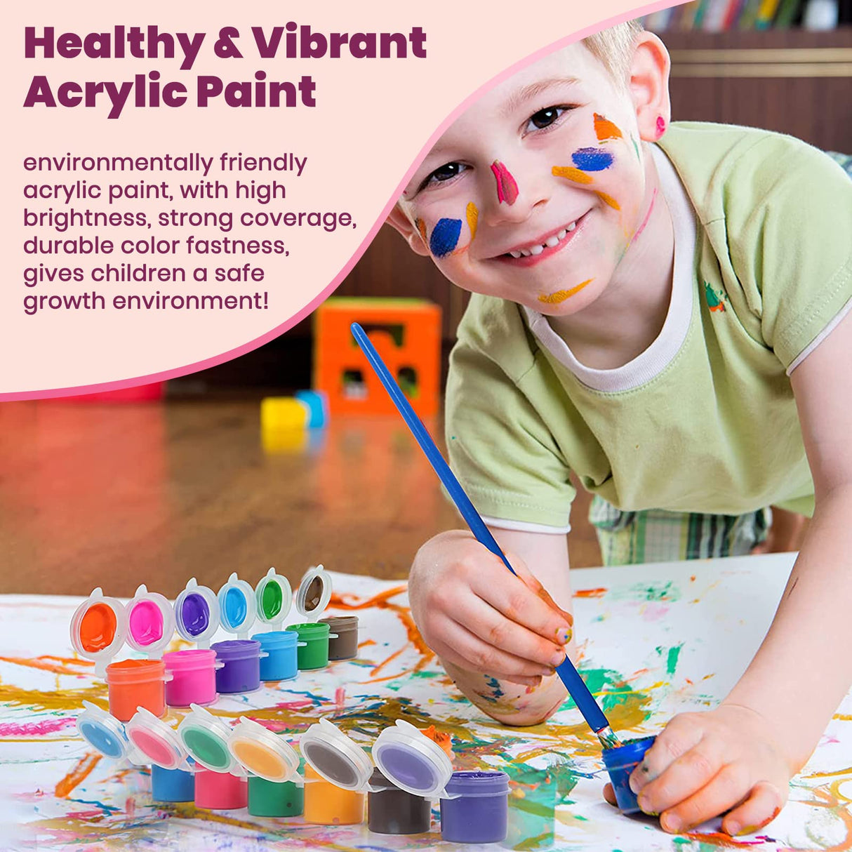 Bowetile 2 Pack Cat Paint by Numbers for Adults Beginners Framed, Adults' Paint-by-Number Cat Kits, Easy Adult Paint by Number Kits on Canvas, Acrylic Number Painting for Home Decor, 8x8in Bowetile