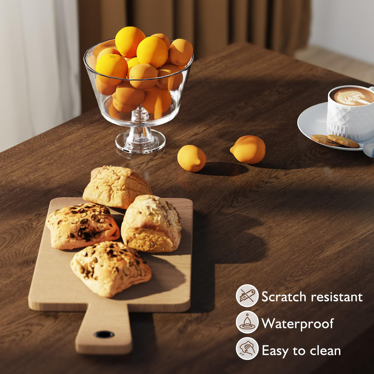 HOMMPA Modern Lift Top Coffee Table with Storage for Living Room LED Coffee Table Wodden Lift Tabletop Dining Table with Hidden Compartment and Metal Frame, Walnut HOMMPA