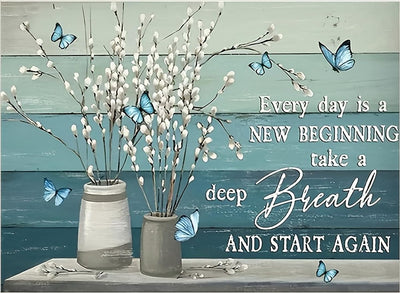 ARPADAMO Diamond Art Kits for Adults,5D Inspirational Diamond Painting DIY Flower Diamond Art Diamond Painting Kits for Adult,Round Full Drill Diamonds, Diamond Art Kits for Home Decor-12x16inch