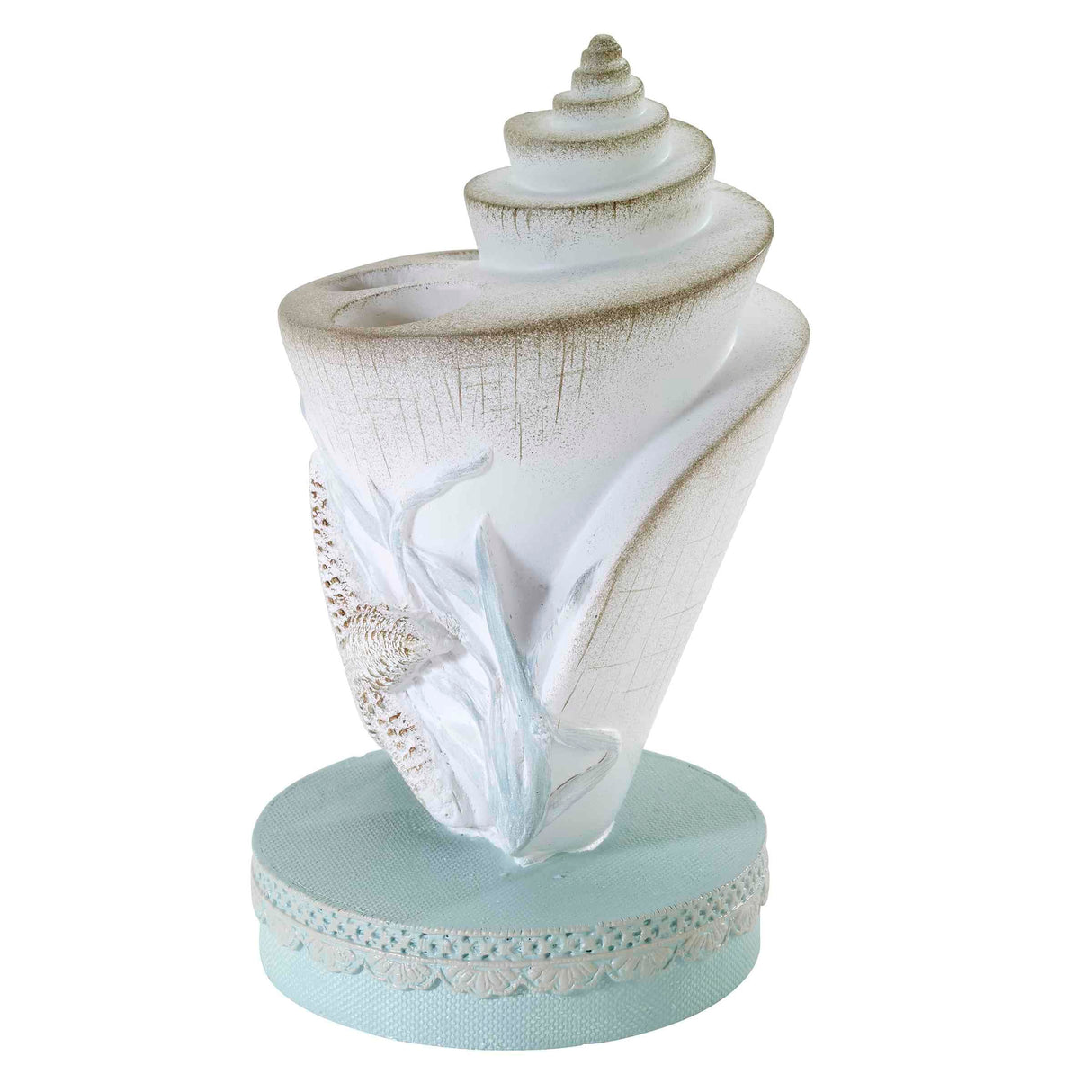 Avanti Linens - Toothbrush Holder, Countertop Essentials, Farmhouse Chic Bathroom Decor (Farmhouse Shell Collection) Avanti Linens