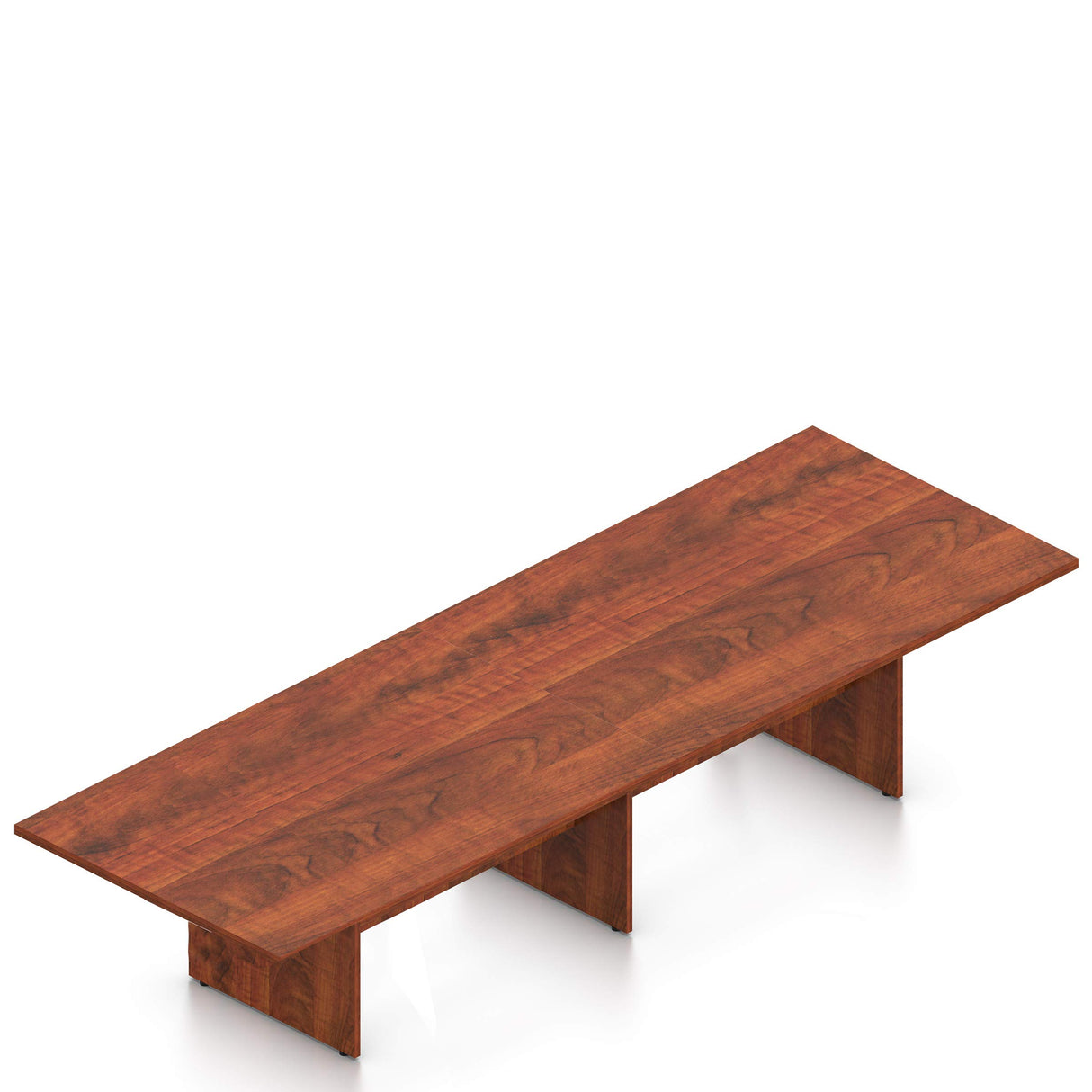 Offices To Go 12 FT Contemporary Rectangular Conference Room Table in (Merican Dark Cherry) Offices To Go