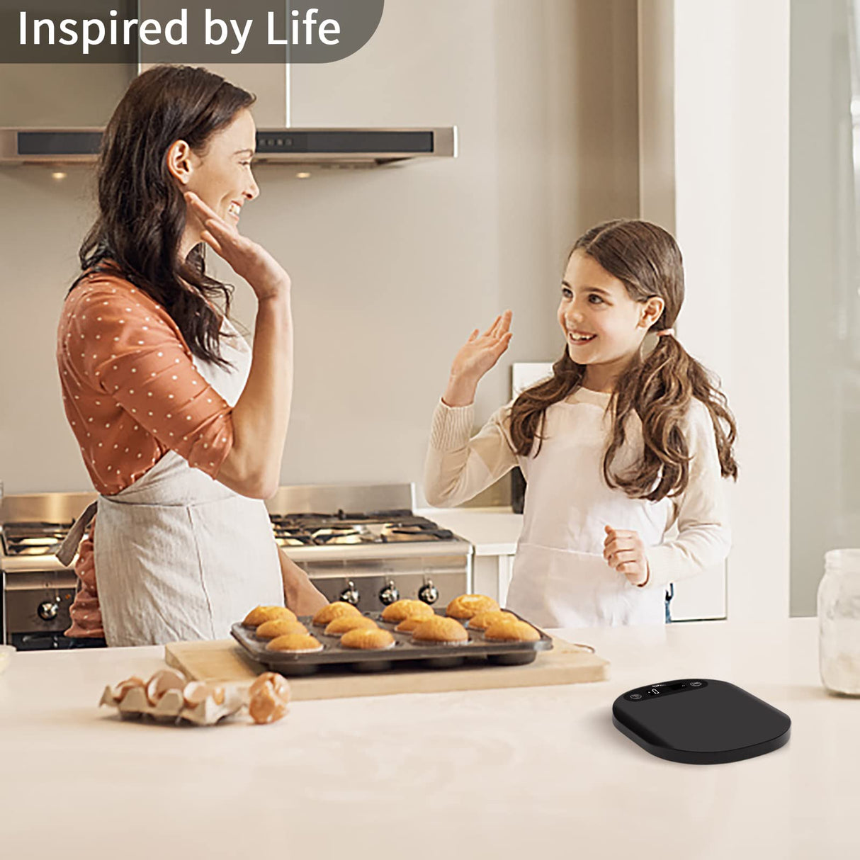 Vitafit 33lb/15kg Digital Food Scale in High Precision 0.1oz/1g, Our Own Kitchen Scale Professional Factory Since 2001, Home and Kitchen Essentials for Cooking and Baking, LED, 3*AAA Batteries, Black Vitafit