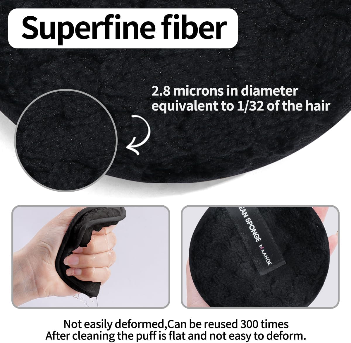 MAANGE Makeup Brushes, 49 Pcs Makeup Tool Set Premium Synthetic Makeup Brush Set Foundation Powder Concealers Eye Blush Make Up Brush Kit (Black/Silver, 49 Piece Set) MAANGE