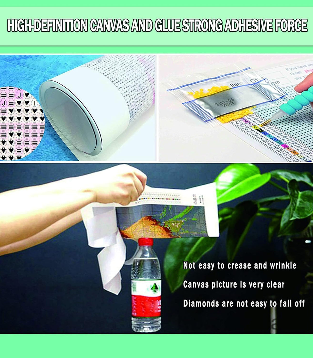 Lophomie Diamond Art Kits for Adults, 5D DIY Turtle Diamond Painting Kits for Adults Beginners, Diamond Dots Kits Gem Arts Crafts for Home Wall Decor 14x14 Inch(Don't Worry, Be Happy) Lophomie