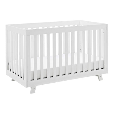 Storkcraft Beckett Convertible Crib (White) – Converts from Baby Crib to Toddler Bed and Daybed, Fits Standard Full-Size Crib Mattress, Adjustable Mattress Support Base