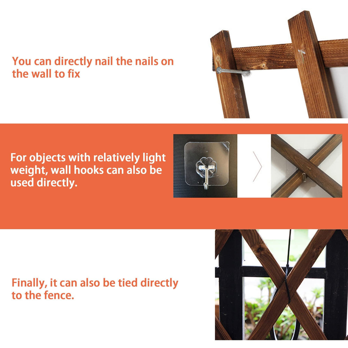 Wooden Lattice Panels for Outside 4Pack, 75"x11.8" Expandable Wood Lattice Fence Wall Garden Trellis Frame for Climbing Plants Outdoor Vine Ivy Rose Patio Room Decorative Avalution