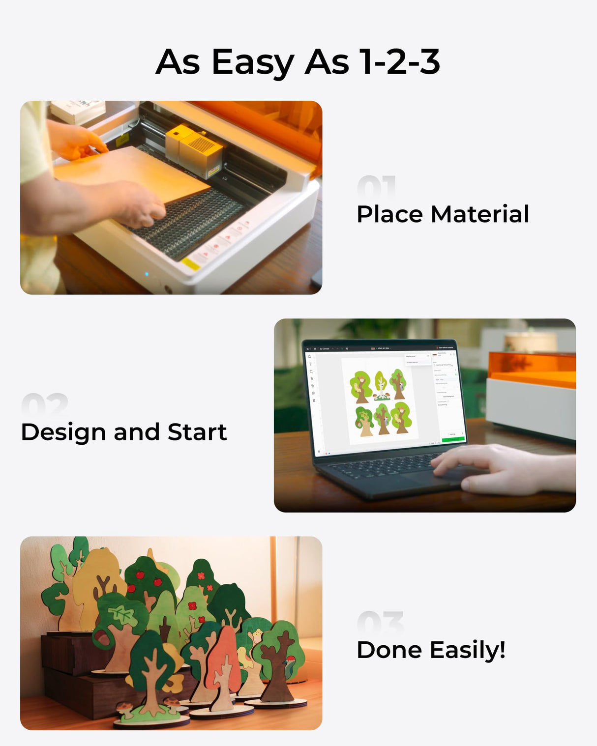 xTool M1 Ultra 4-in-1 Versatile Craft Machine - Die Cutting, Vinyl Cutting, 20W Laser Engraving and Drawing, Smart Cutter Machine for 1000+ Materials, for T-Shirt, DIY Gift, Decors, Wood Craft, etc xTool