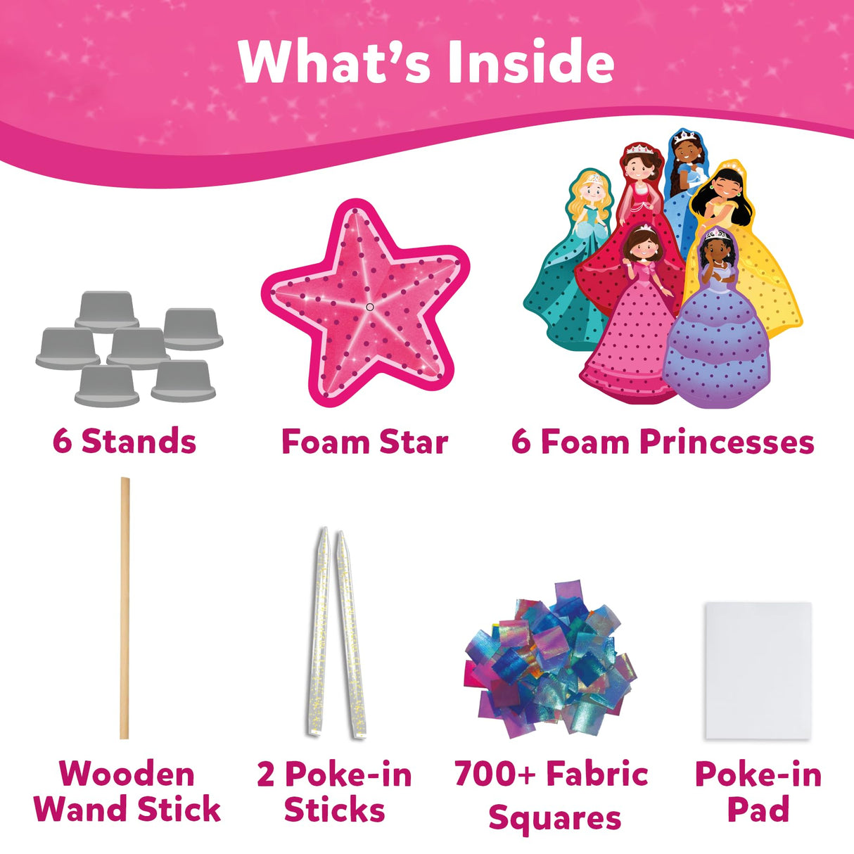 Skillmatics Poke in Art Magical Princess & Dot it Disney Princess Bundle, No Mess Art for Kids, DIY Creative Activity, Gifts for Boys & Girls Ages 3, 4, 5, 6, 7, 8, 9 Skillmatics
