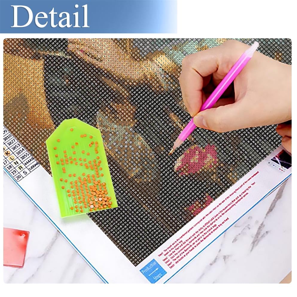 JFYHAB Jesus Diamond Painting Kit, Full Drill 5D Pray Virgin Mary Diamond Dots Arts Crafts Set Religious Belief Diamond Painting with Gem for Adult Beginner Virgin Mary Room Decor 12X16 inch JFYHAB