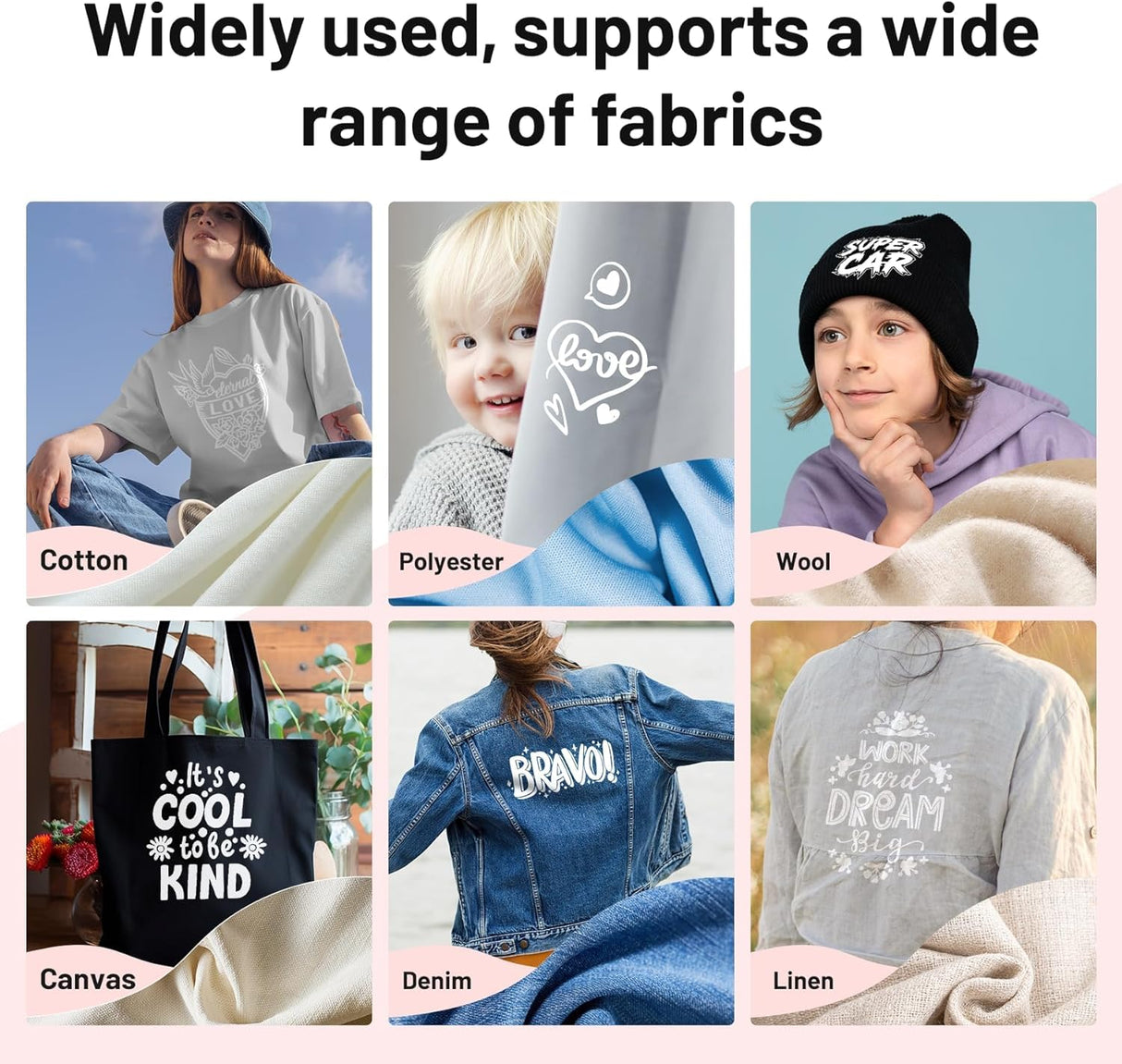 Hisiu White HTV Heat Transfer Vinyl,12" x8ft White Iron on Vinyl for T Shirts, Glossy White HTV Vinyl Roll for Cricut and All Cutting Machine, Stretch Vinyl Easy to Cut and Transfer DIY Design Hisiu