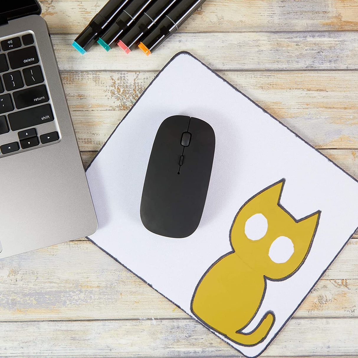 Bright Creations 18 Pack Sublimation Mouse Pad Blanks, White Rectangular Mousepad for Heat Transfer, Press Printing Crafts, Photos, 24.4x20 cm (Non-Slip Rubber Base) Bright Creations