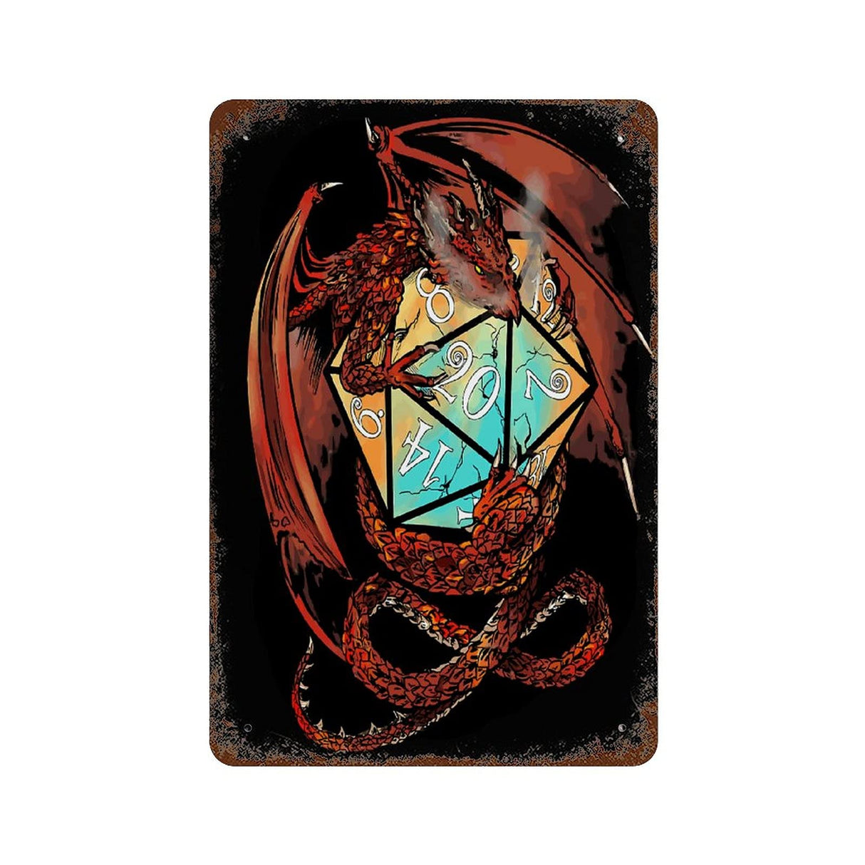 Pzecaru Dungeons and Dragon Diamond Painting Kits for Adults,Game 5D Diamond Art Kits for Adults Beginners Full Drill Diamond Gem Art for Home Decor 12X16 Inch Pzecaru