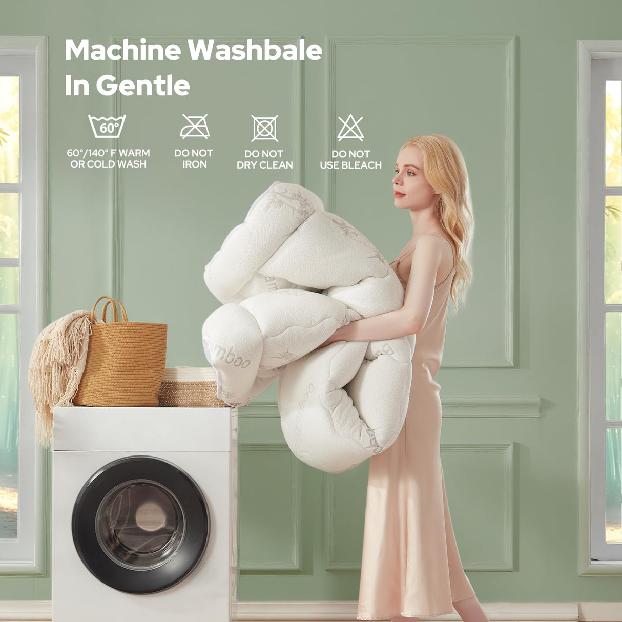 BEDLORE King Mattress Topper Viscose Derived from Bamboo, Thick Pillow Top Mattress Pad with Stretchable Pockets for 6-18 inches Mattress, Soft Breathable Mattress Topper for Back Pain Relief BEDLORE