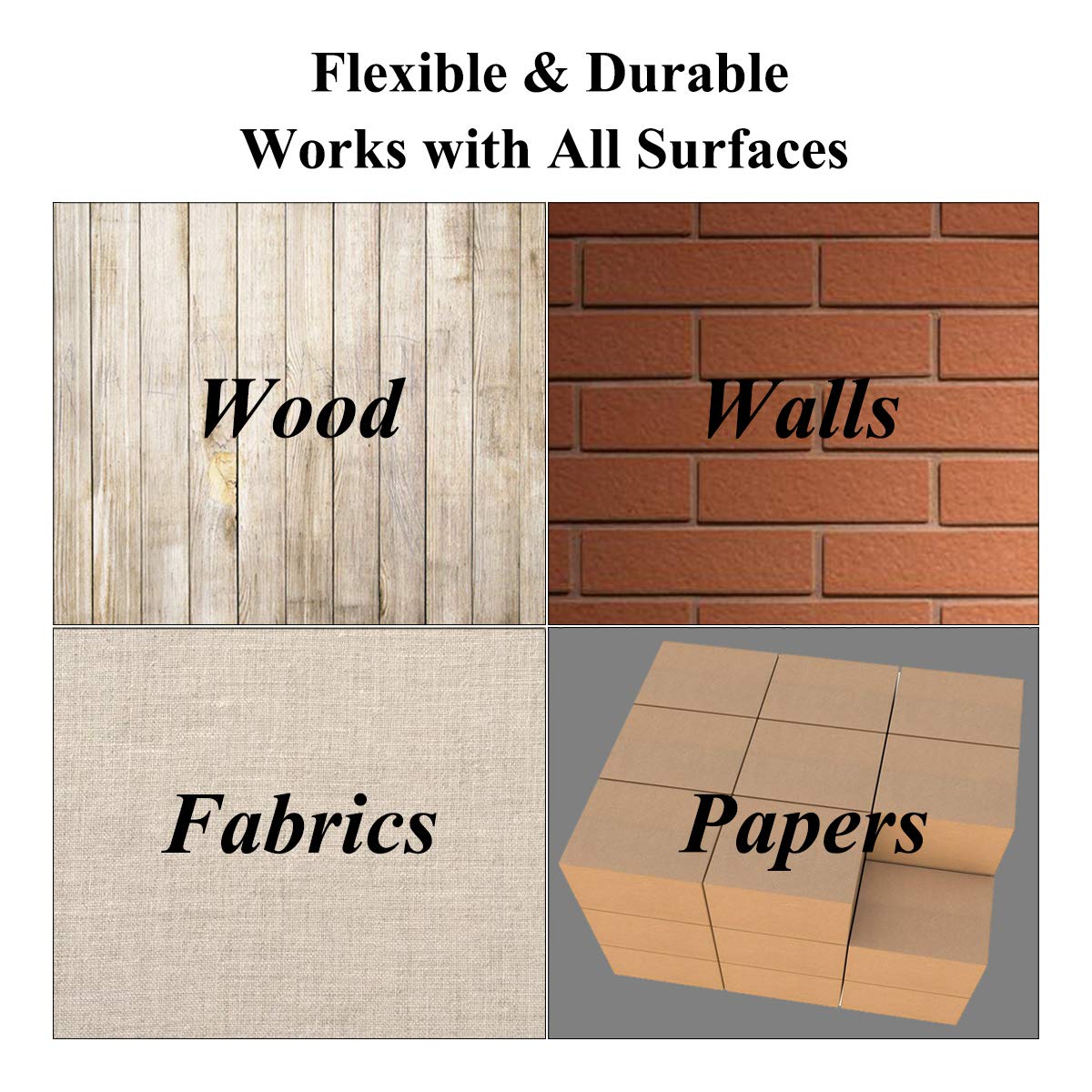 Large Letter Stencils for Painting on Wood - 44 Pack Alphabet Letter Number Stencil Templates with Signs, Reusable Plastic Stencils in 3 Fonts and 284 Designs for Chalkboard Fabric Wood Signs XANGEY