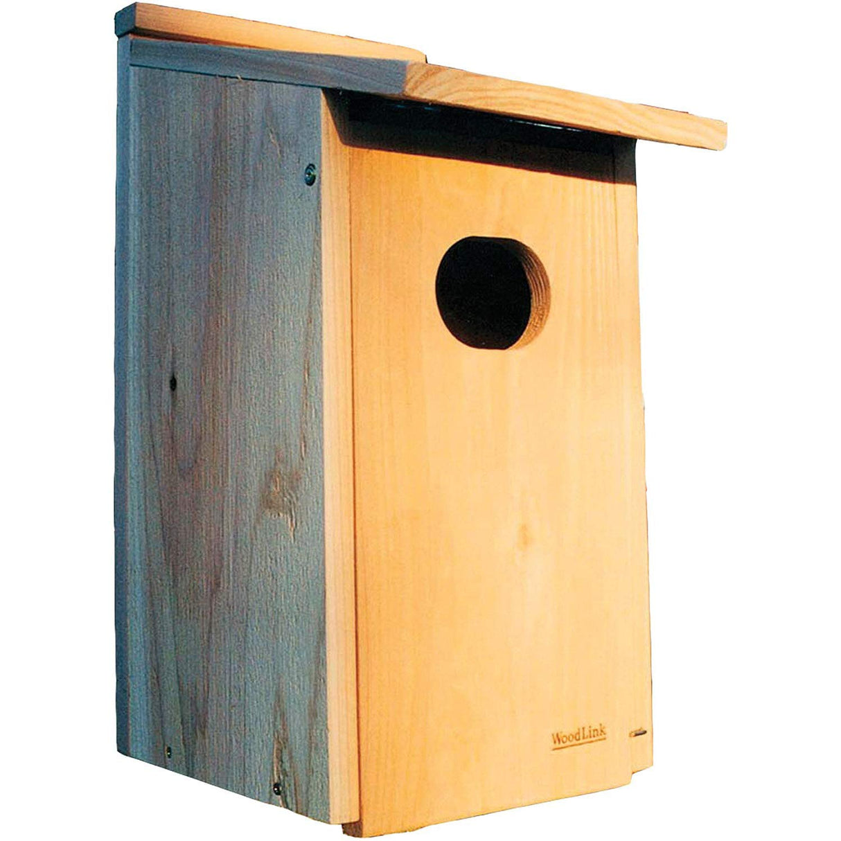 Woodlink WD1 Wood Duck Hanging Nesting House Box with 4 x 3-Inch Oval Entrance Hole for Marshlands (2 Pack) Woodlink