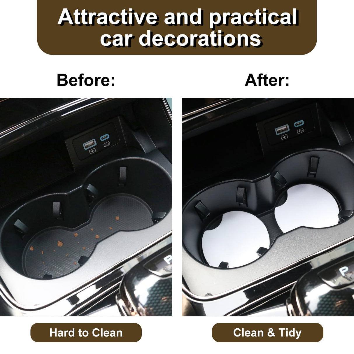 200 PCS 2.75 in Sublimation Blank Car Coasters, Auto Coasters, Auto Cupholder Coasters with Finger Notch and DIY Personalization Option,Heat Transfer Projects, Painting,Sublimation by KUKLIPJIM KUKLIPJIM