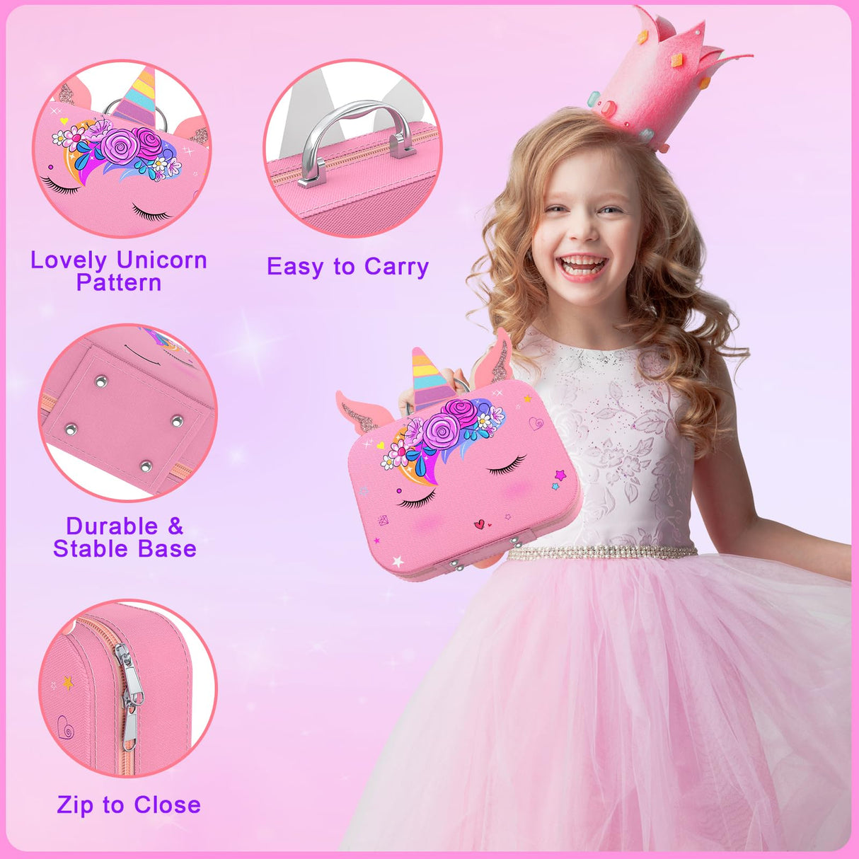 Kids Nail Polish Set for Girls, Non-Toxic Quick Dry Nail Art Salon Kit with Nail Dryer and Peelable Nail Polish,Ideal Gift Toys for Girls Age 3-12 Websonaw