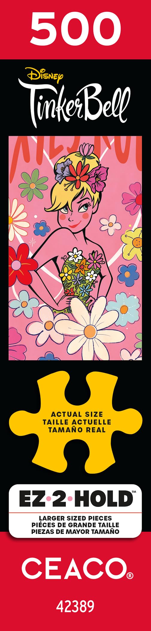 Ceaco - Disney - Tinker Bell - Pixies Rule - 500 Larger Sized Piece Jigsaw Puzzle Ceaco