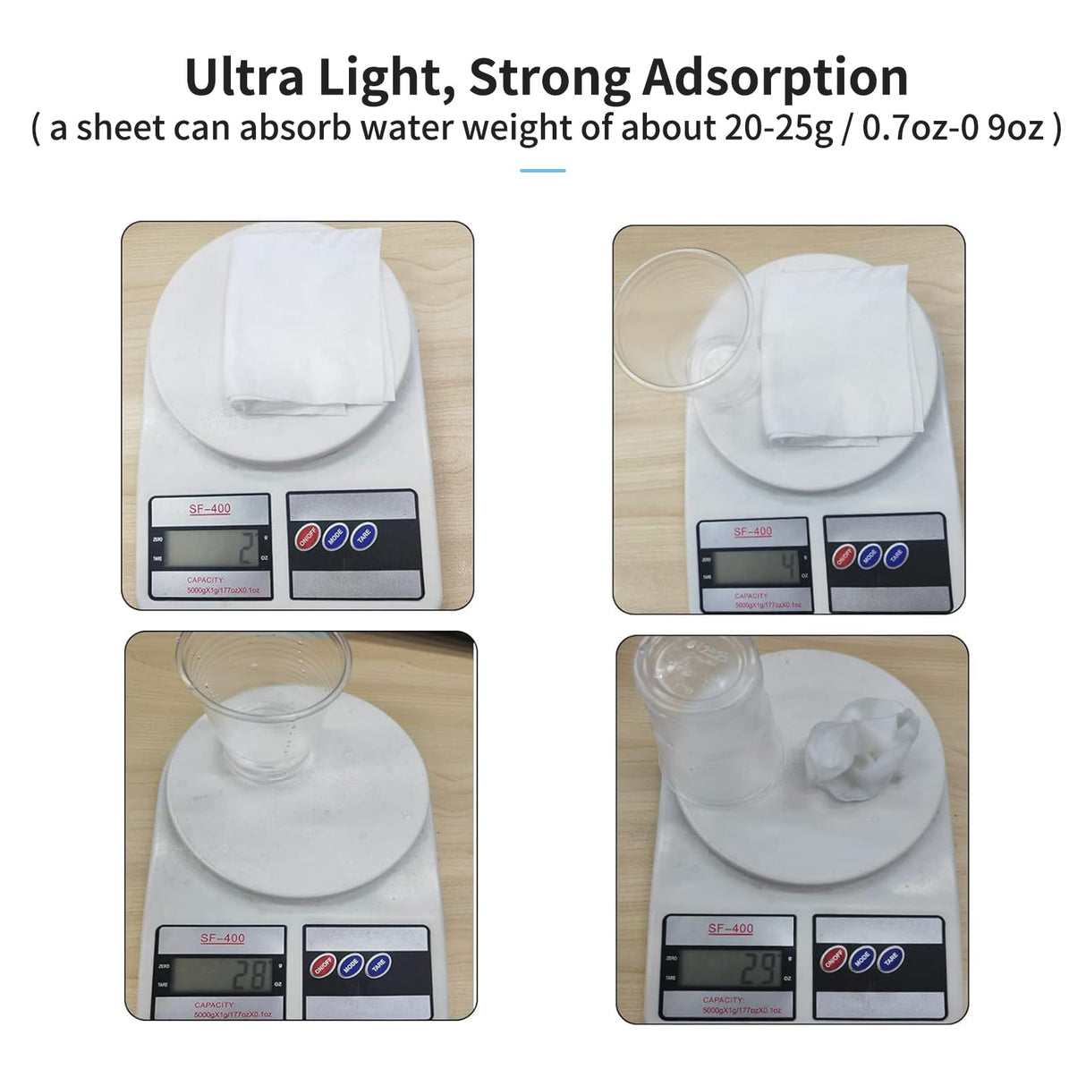 FYSETC Resin 3D Printing Cleaning Wipes - Upgrade Dry-Wettable Wipers: Ultrasoft Large Size Clean Up Tool for Silicone Slap Mat 405nm UV Resin Curing Machine Vat Tank Funnel Washing Bucket Print Bed FYSETC