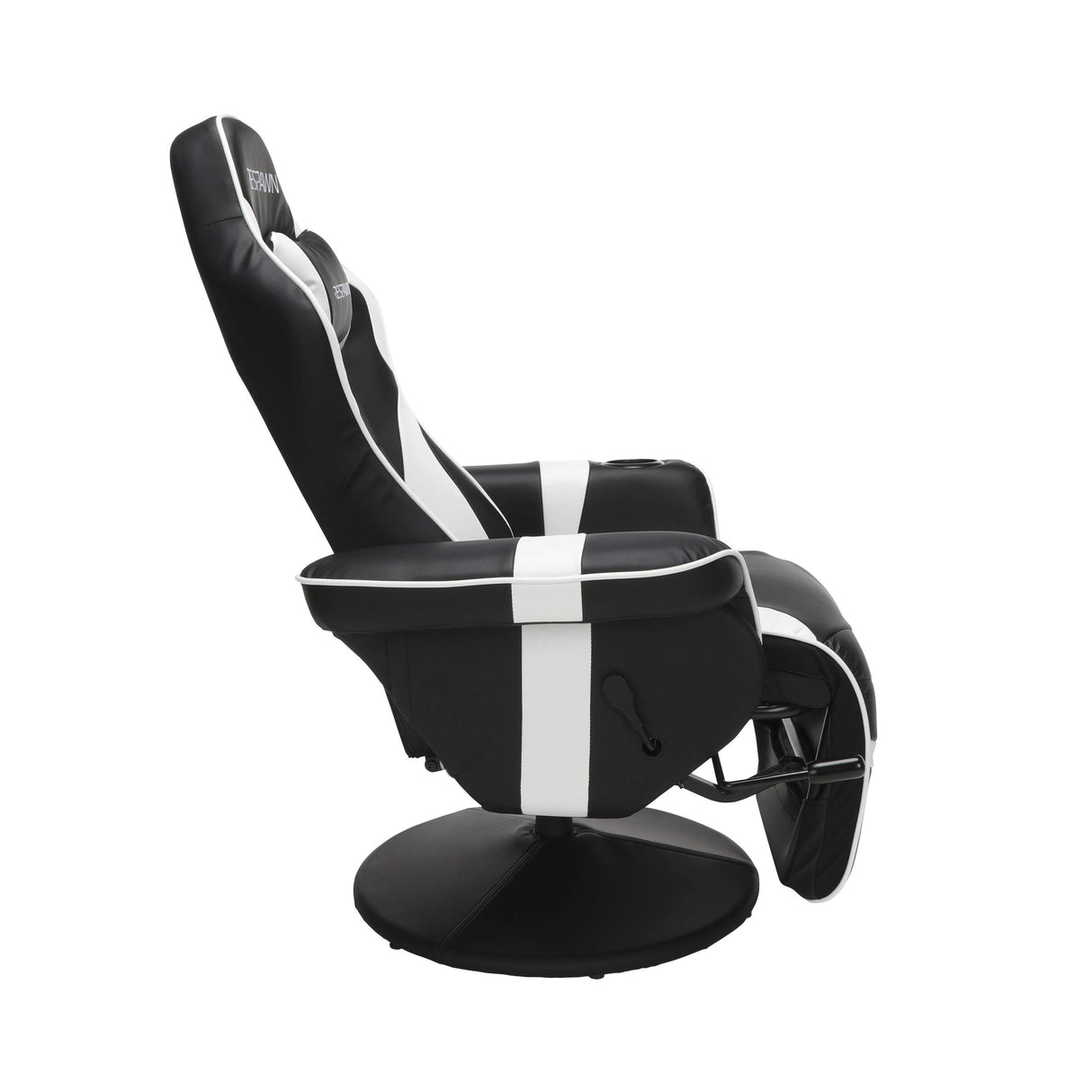 RESPAWN 900 Gaming Recliner - Video Games Console Recliner Chair, Computer Recliner, Adjustable Leg Rest and Recline, Recliner with Cupholder, Reclining Gaming Chair with Footrest - White RESPAWN