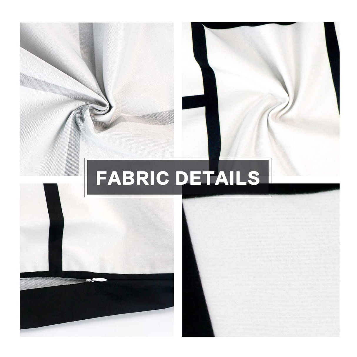 MAIKESUB 4 Pcs Sublimation Blank Lattice Pillow Cases Cushion Cover Throw Pillow Covers for Sublimation Printing15.7 x 15.7 Inch with Invisible Zippers DIY No Pillow Insert13 Panel MAIKESUB