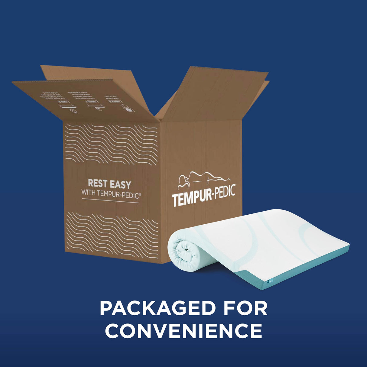 Tempur-Cloud 2-Inch Mattress Topper, King,White Tempur-Pedic