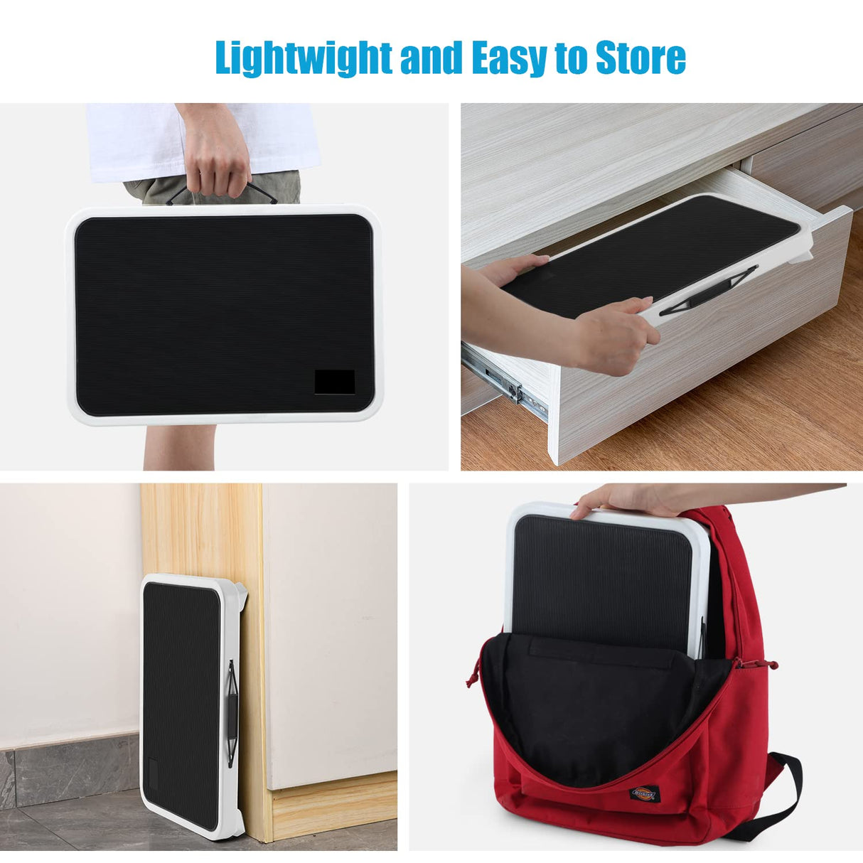 Jocauto Folding Step Stool, Height-Adjustable Step Stool with Non-Slip Platform, Step Ladder for Adults or Kids in Kitchen, Home, 330 Lbs Capacity Jocauto