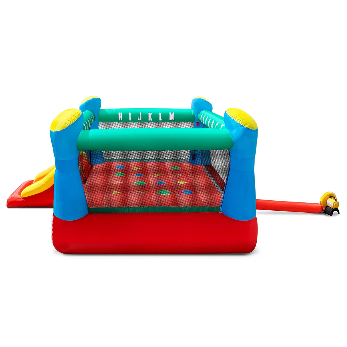 Funormous Educational Inflatable Bouncy House for Kids Outdoor Jump 'n Slide Bounce House with Blower Included for Kids Ages 3-8 Funormous