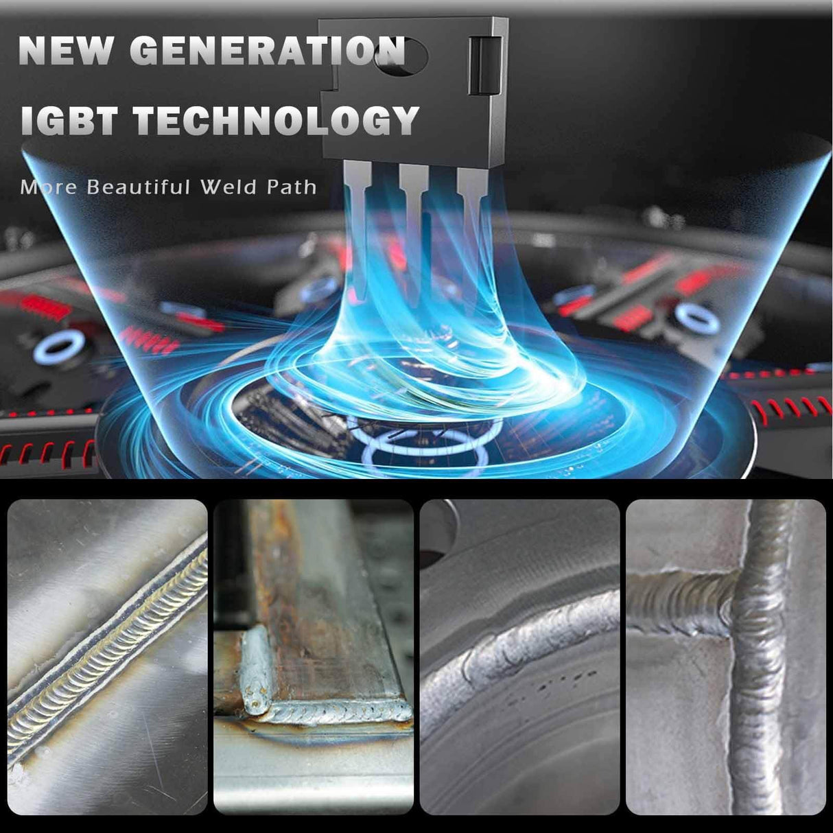 Welding Machine, Upgraded MMA-250A 110V Welder Machine,Portable Stick Welder IGBT Digital Display LCD,Home DIY Arc Welder,Hot Start Arc Force Anti-stick Mini Welder (Blue) HGNVGZ