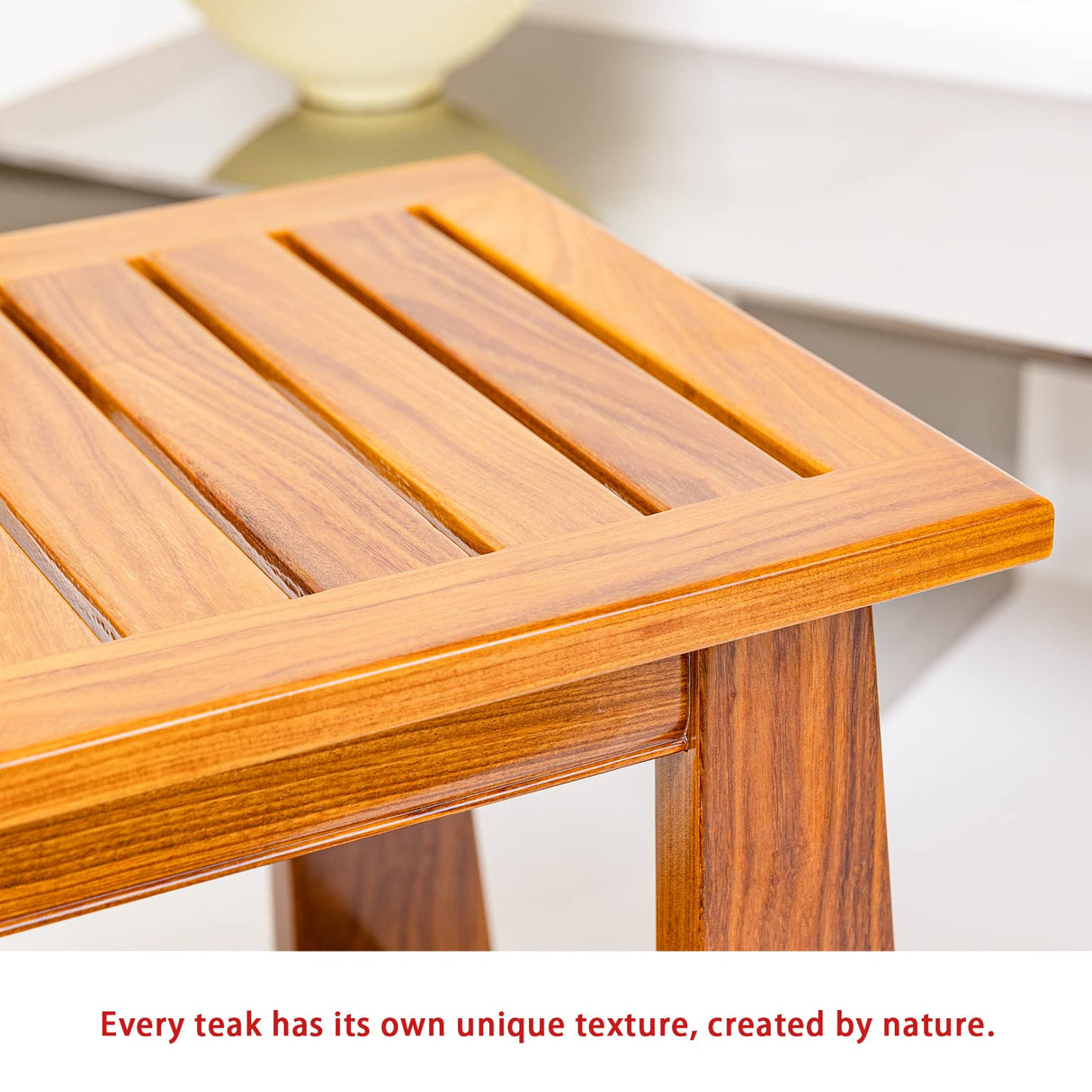 24" Teak Shower Bench With Shelf/Shower Benches For Inside Shower/Teak Shower Seat/Bathroom Bench/Teak Wood Benches For Showers/For Spa, Showers, Pools And Other Wet Environments,Patented Designs. NNN