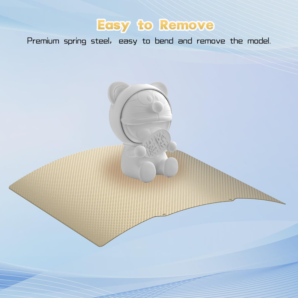 3D Printer Platform Double Sided Textured PEI Sheet Build Pate Honeycomb-Shaped Spring Steel Flexible Removable 3D Printer Bed for Creality CR-10/10S/Anet A8/E12/Artillery SW-X1/X2 310x310 mm Jusnboir