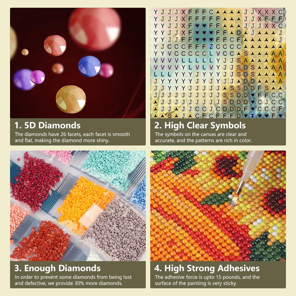 FHBUBPUP Dragonfly Diamond Painting Kits for Adults, Lake Landscape Diamond Art for Beginners, 5D DIY Full Drill Round Gem Art Craft Home Wall Decor Gift 12x16 inch FHBUBPUP