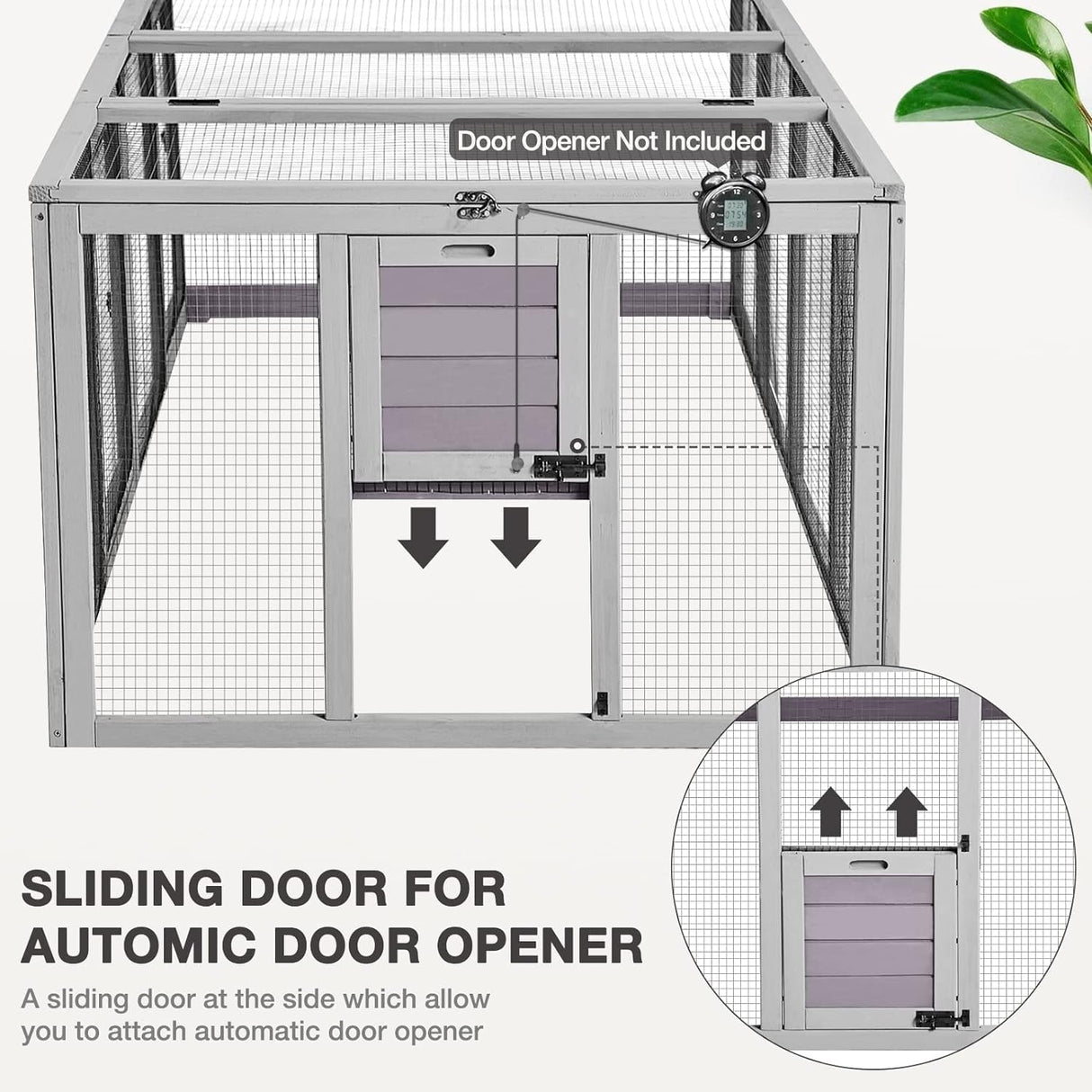 MEDEHOO Large Chicken Coop Run Extension-Durable Chicken Enclosure for Chicks, Ducks, Rabbits(20.73 Ft²) MEDEHOO