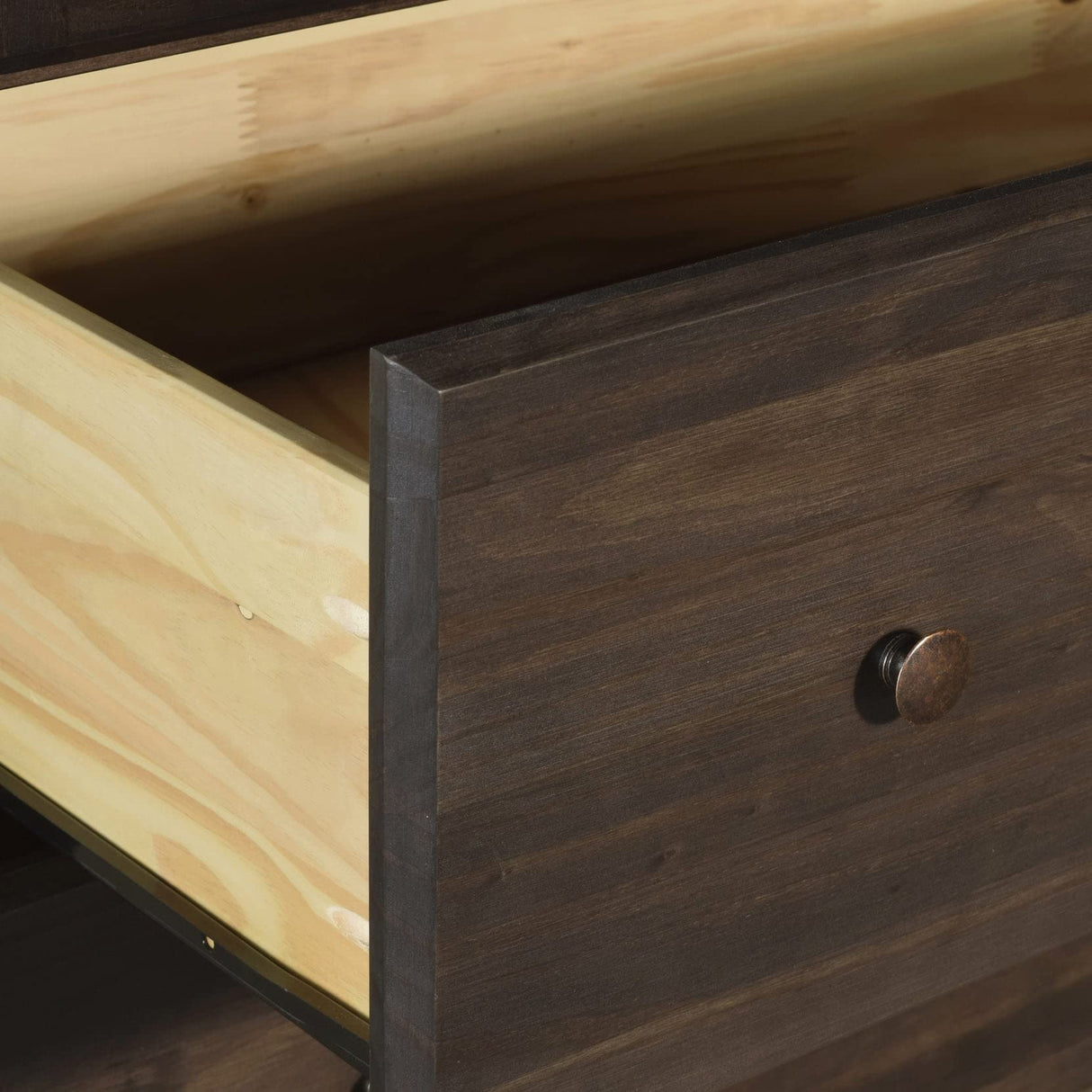 Grain Wood Furniture Shaker 6-Drawer Dresser, Solid wood with an Expresso Finish Grain Wood Furniture