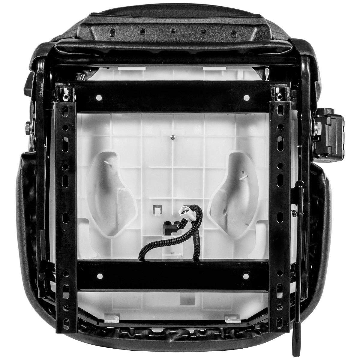 Stark USA Universal Replacement Forklift Seat w/Retractable Seat Belt Switch for Cat, Clark, Komatsu, Nissan, Yale, Toyota, Hyster w/Curved Back Stark USA