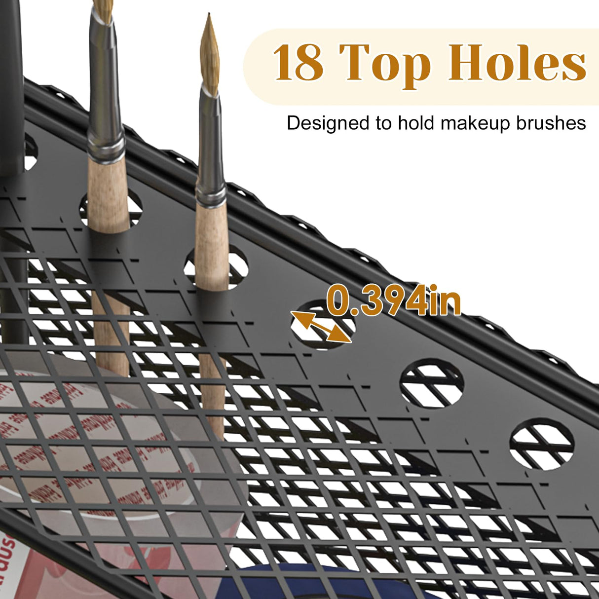 Jakyitvi 6-Tier Rolling Bathroom Storage Cart with Mesh Drawer, Metal Utility Cart with Lockable Wheels for Towels, Toiletries, and Cleaning Supplies, Organization Cart for Bathroom, Kitchen, Laundry Jakyitvi