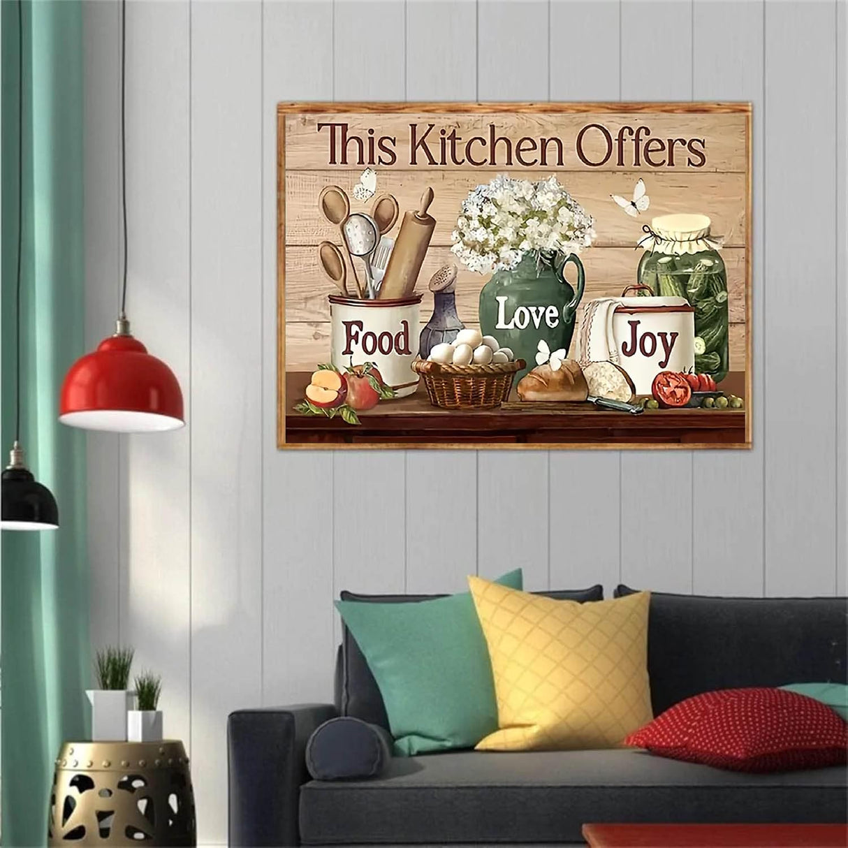 ARPADAMO Kitchen Diamond Art Kits for Adults,5D Food Diamond Painting DIY Diamond Art Diamond Painting Kits for Adult,Round Full Drill Diamonds, Diamond Art Kits for Home Decor-12x16inch ARPADAMO