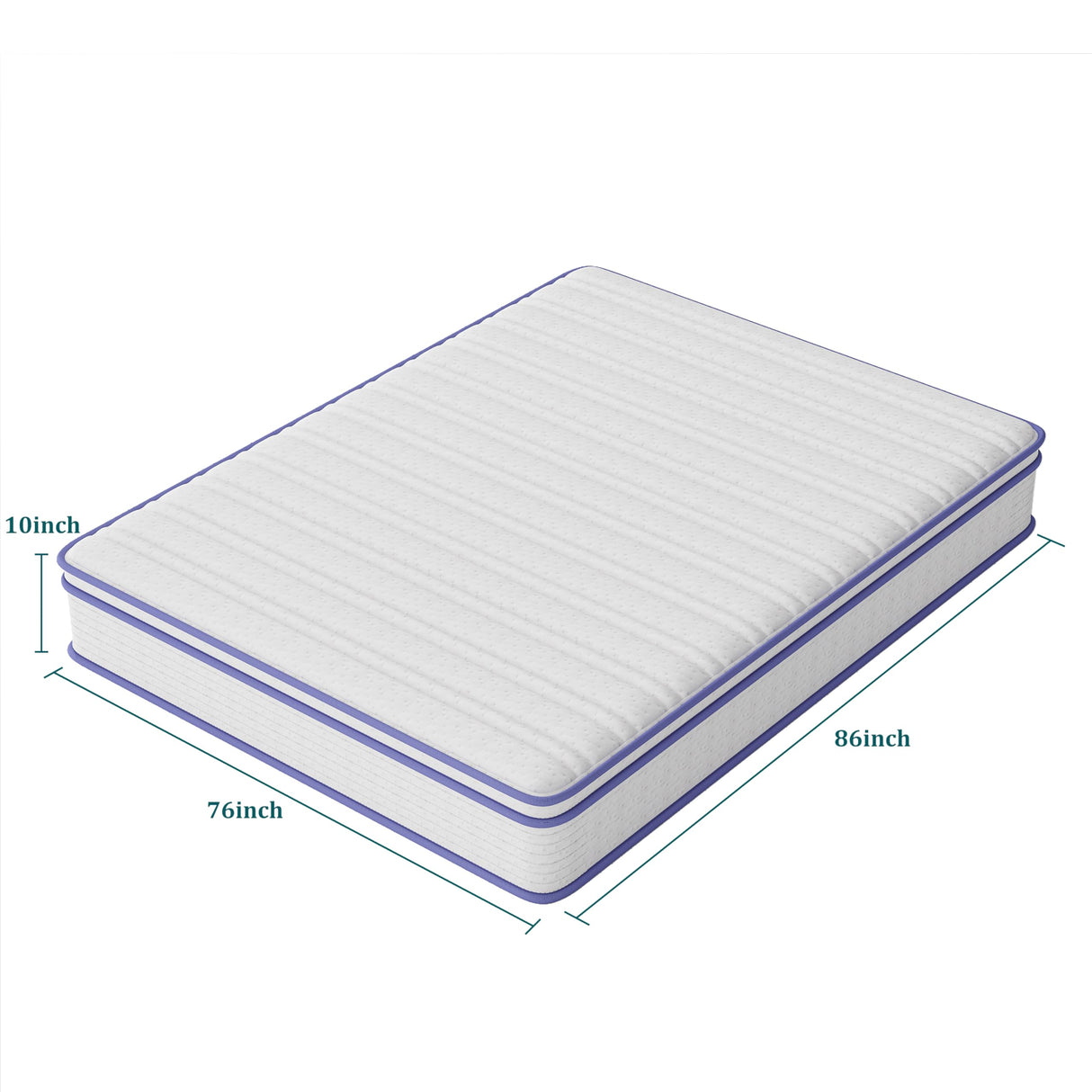 King Mattress, Rest Only 10 Inch King Size Mattress in a Box, Memory Foam & Individually Wrapped Coils Pocket Spring for Motion Isolation and Pressure Relief, Medium Firm RO REST ONLY