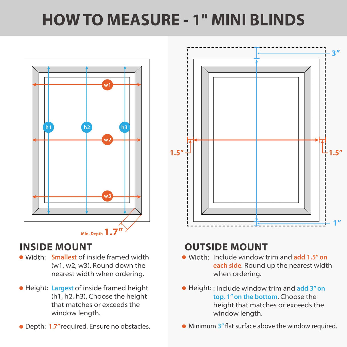 DEZ FURNISHINGS Cordless 1" Mini Blind, Room Darkening, 35" W x 48" H, Pearl White DEZ FURNISHINGS