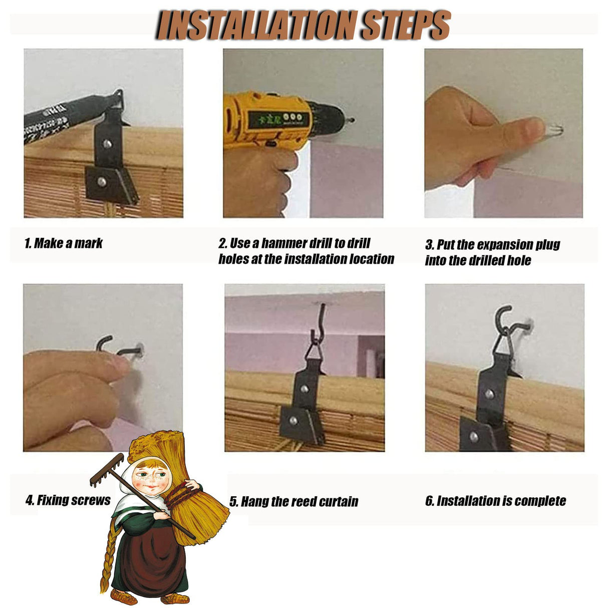 Bamboo Roll Up Shades Bamboo Shades for Patio Outdoor Blinds for Porch, Bamboo Roll Up Blinds Patio Shades Roll Up Outdoor Bamboo Blinds for Outdoor Patio 26×59in(W×H) Brown OCAZI