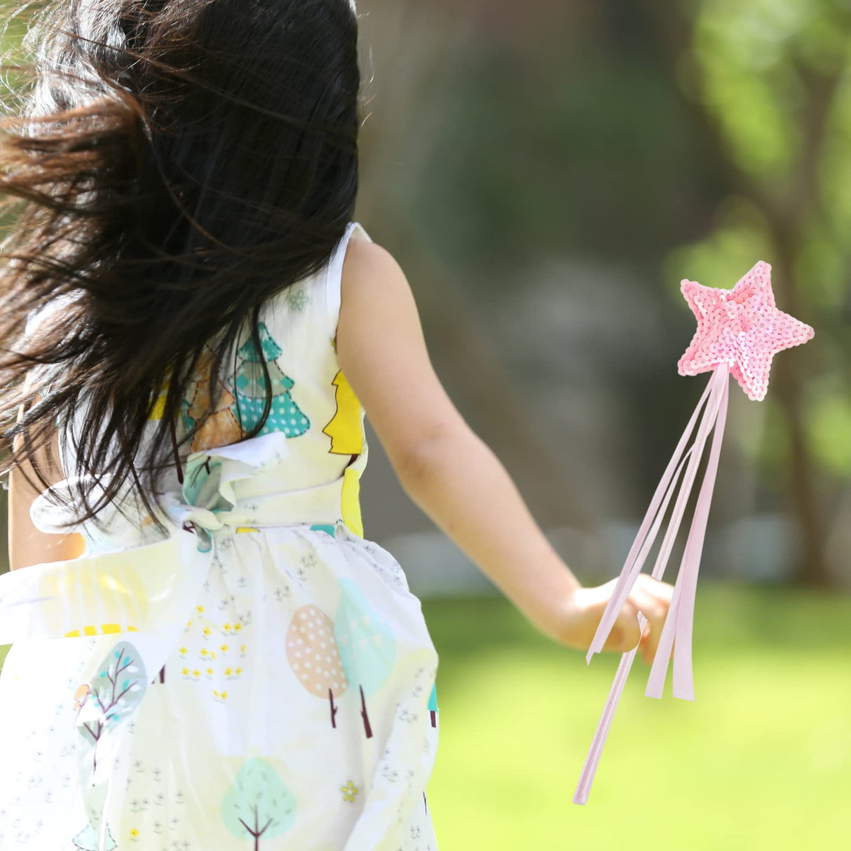 BANBALLON 6 PCS Princess Wand Magic Wand Fairy Dress-up Wand Kit for Girl's Princess Costume Role Play Birthday Party Favor BANBALLON