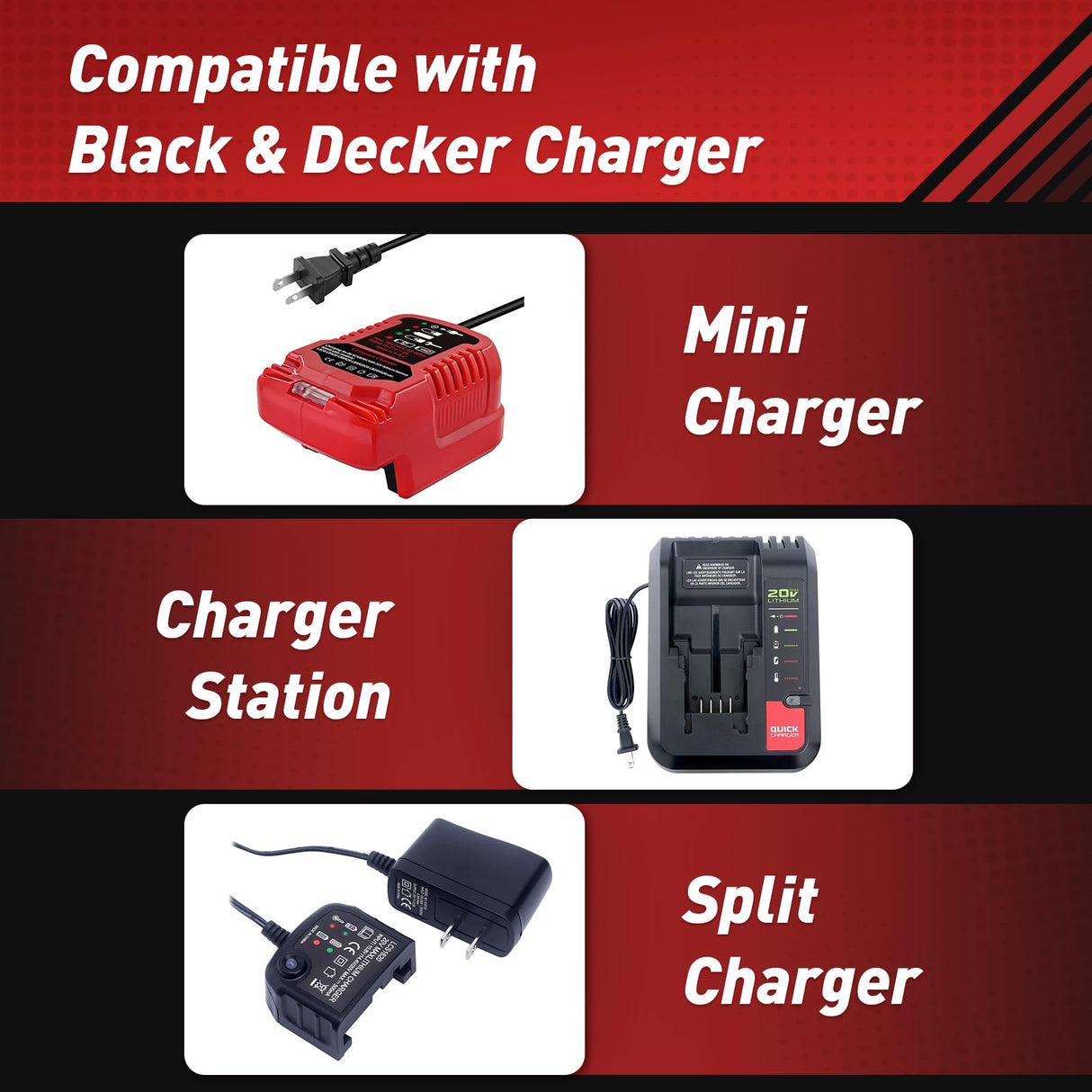 3500mAh LBXR20 Battery for Black and Decker 20V Battery Replacement 20Volt Max Lithium-ion LB20 LBXR20 LBXR2020 20V Lithium-ion Weed Eater Trimmer Cordless Tool Battery 2Pack Just for Black and Decker Bonadget